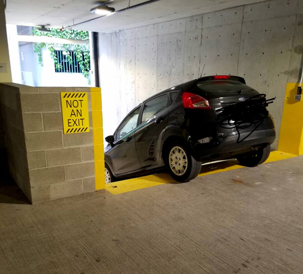 car parking fails