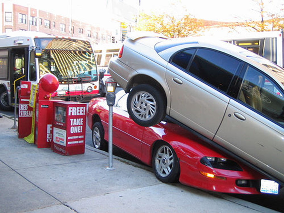 car parking fails