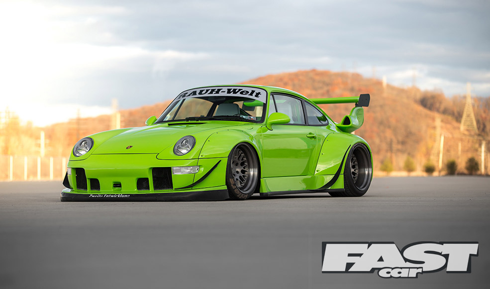 RWB Porsche 993 green