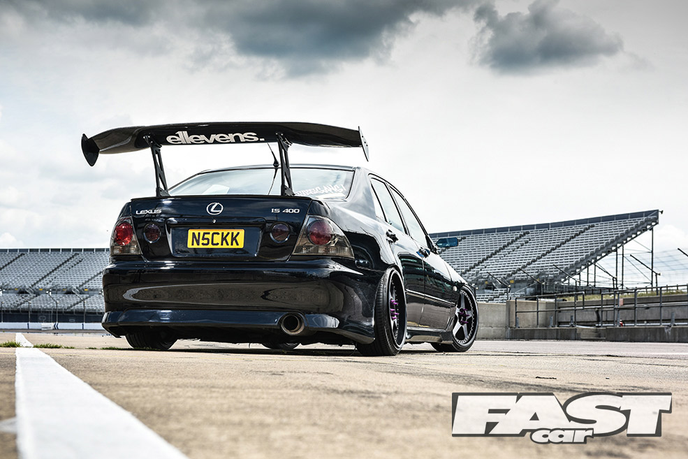 Modified V8 Lexus IS200