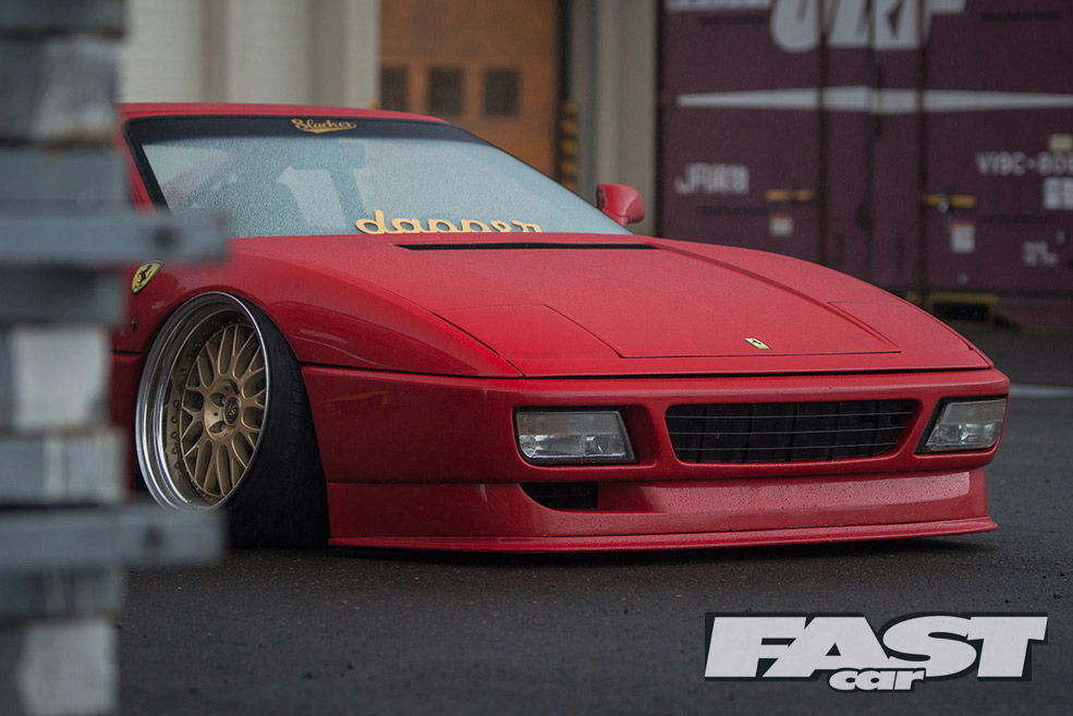 Slammed Ferrari 348 Stanced Ginpei Yamaguchi