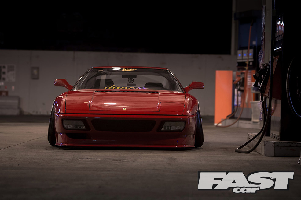 Slammed Ferrari 348 Stanced Ginpei Yamaguchi