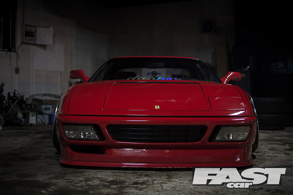 Slammed Ferrari 348 Stanced Ginpei Yamaguchi