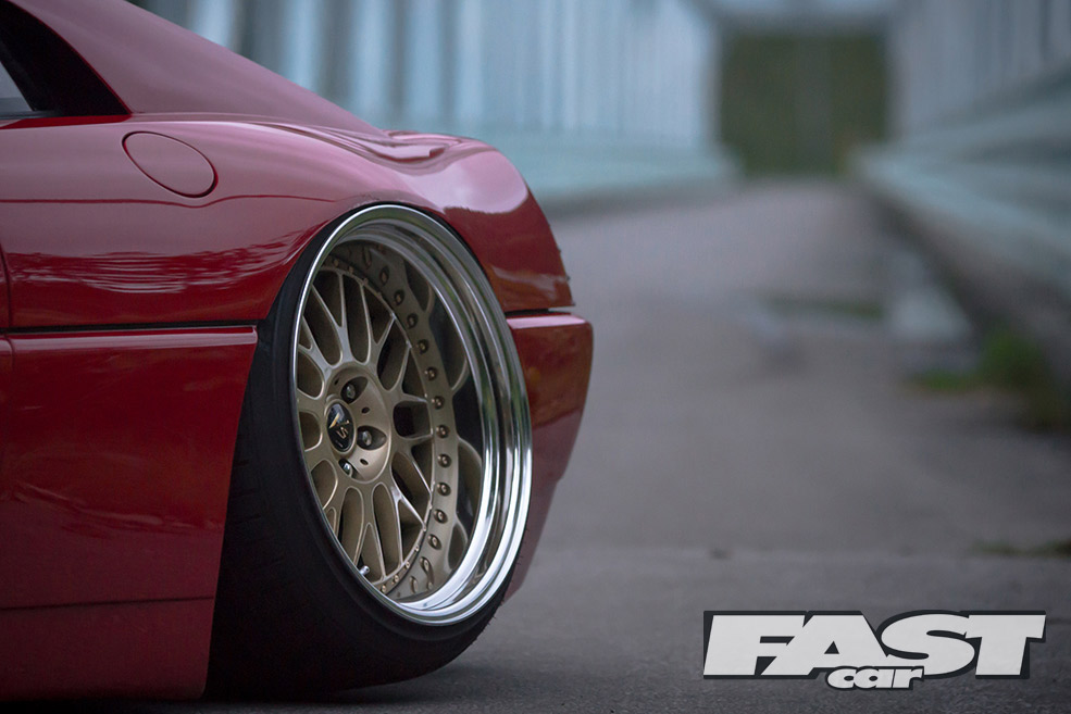 Slammed Ferrari 348 Stanced Ginpei Yamaguchi