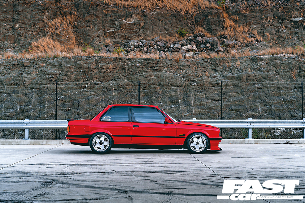 BMW E30 with 13b rotary engine