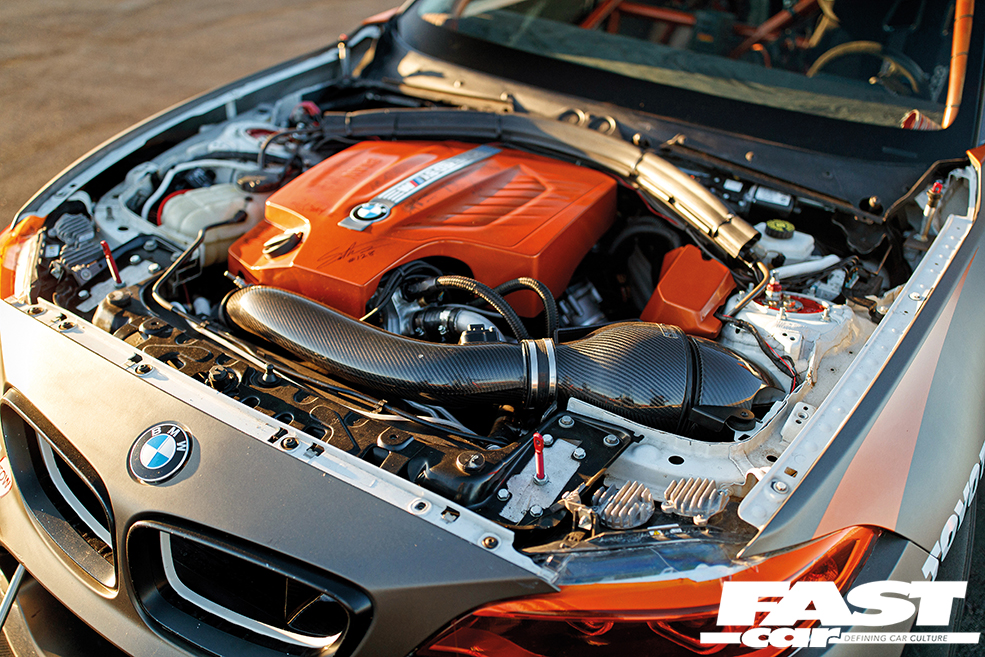 BMW N54 N55 Engine orange engine cover