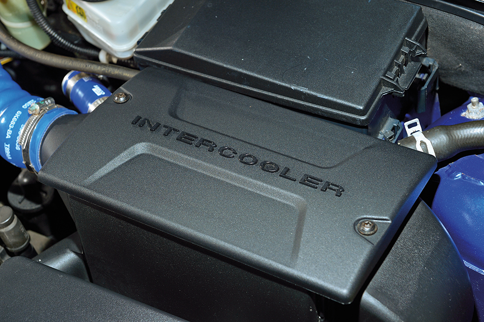 How to keep your car cool - shot of intercooler