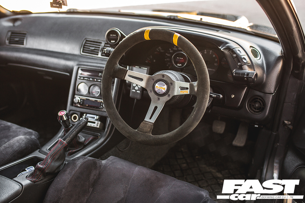 Momo Steering wheel and aftermarket stereo