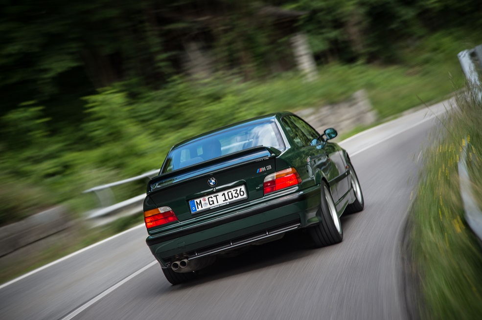 BMW E36 M3 rear driving shot