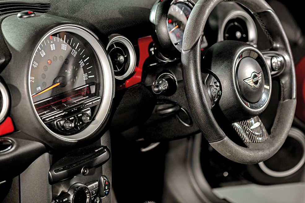 The dash, MINI Cooper D (R56), B-O-K