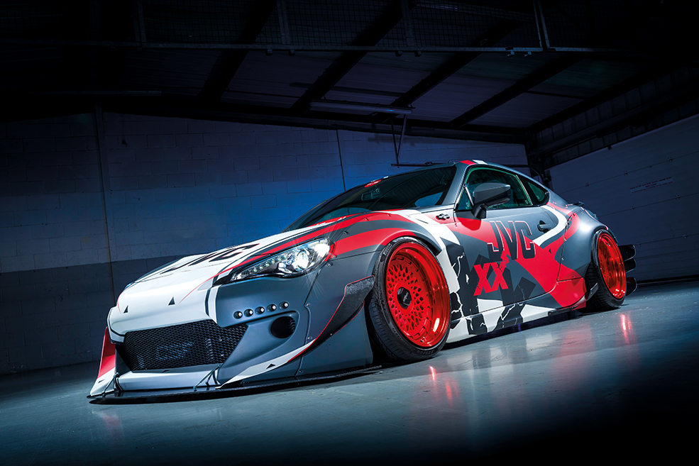 JVC GT86 car wrap