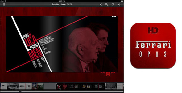 Ferrari Opus iPad app