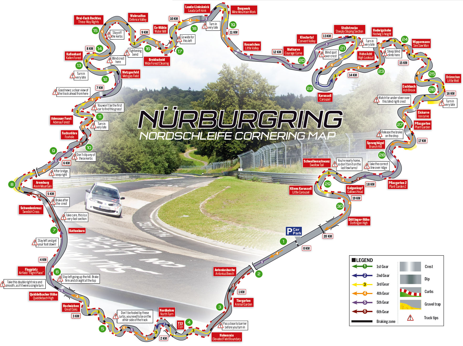 nurburgring nordschleife cornering map guide download