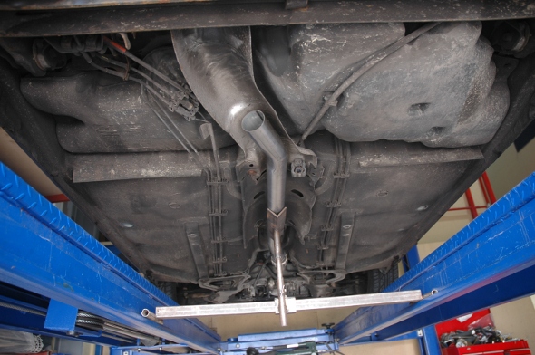Longlife Exhaust Being Built