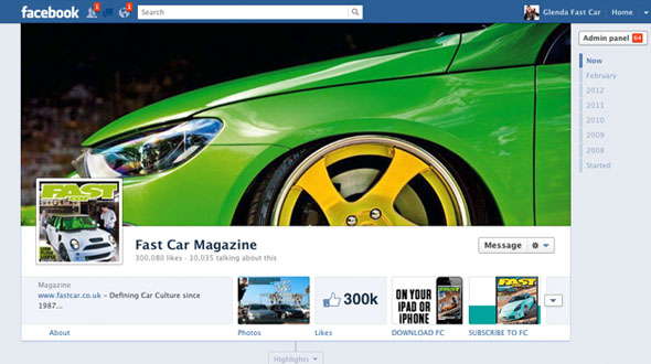 fast car facebook grab
