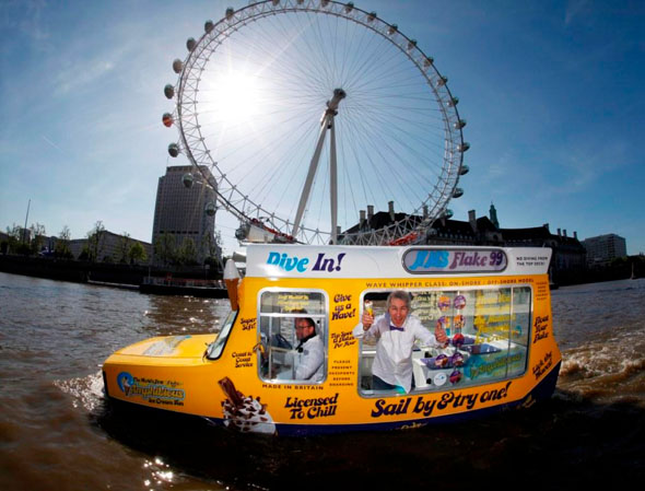 Amphibious Ice Cream Van