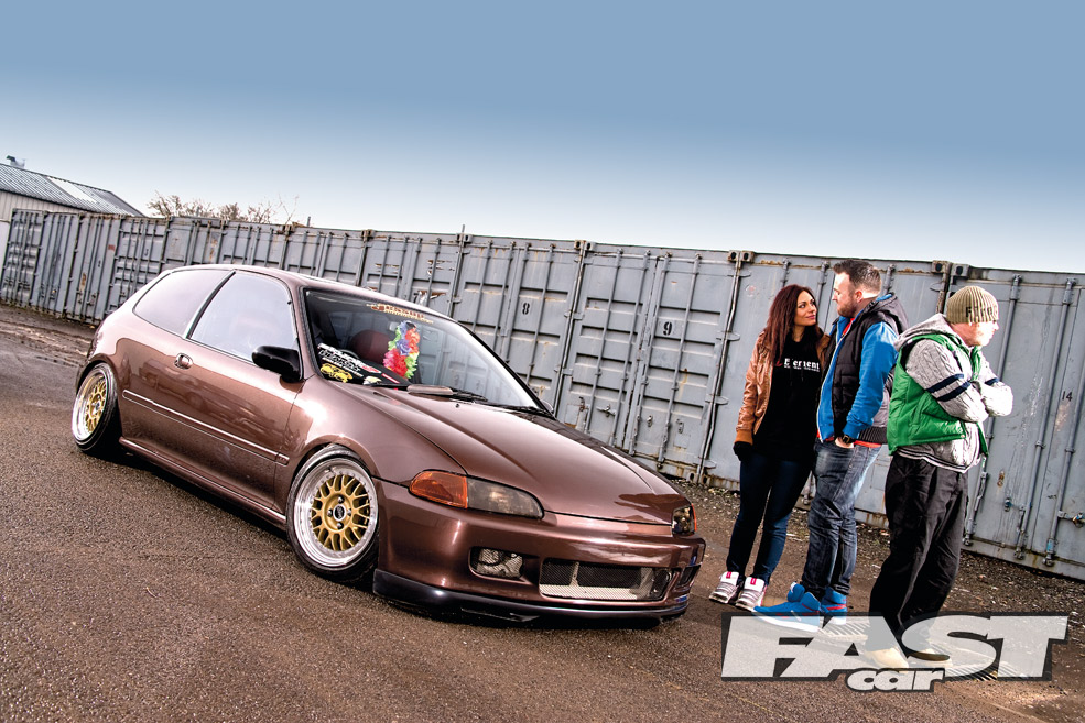 brown-Honda-Civic-EG-stanced